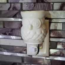 Cargar imagen en el visor de la galería, Ceramic Wall Warmer - White Owl