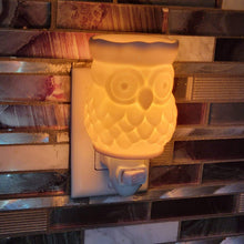 Cargar imagen en el visor de la galería, Ceramic Wall Warmer - White Owl