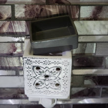 Cargar imagen en el visor de la galería, Ceramic Wall Warmer - Matte White Gray